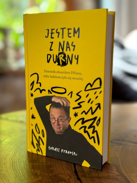 ksiazka jestem z nas durny lukasz rybarski tlo
